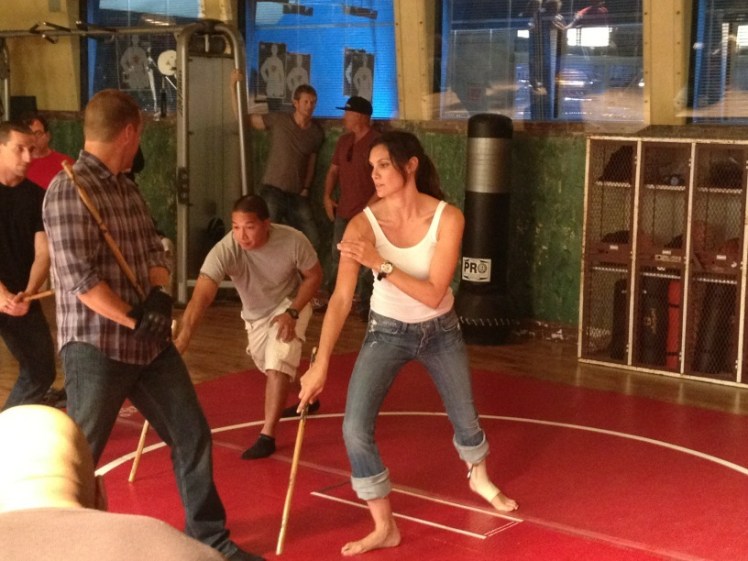 Guro Brian and the cast of NCIS: LA